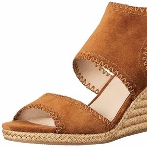 Via Spiga Izett Beach Suede Espadrille Wedge
